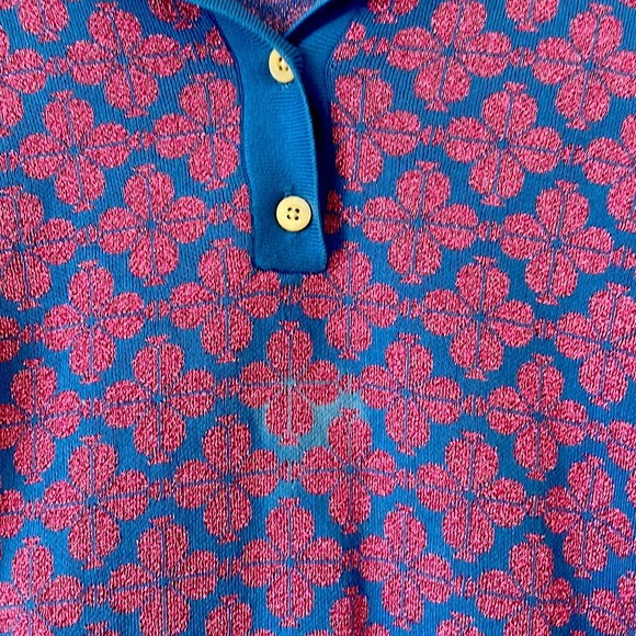Kate Spade New York Patterned Knit Polo Top – Size S - Picture 6 of 7